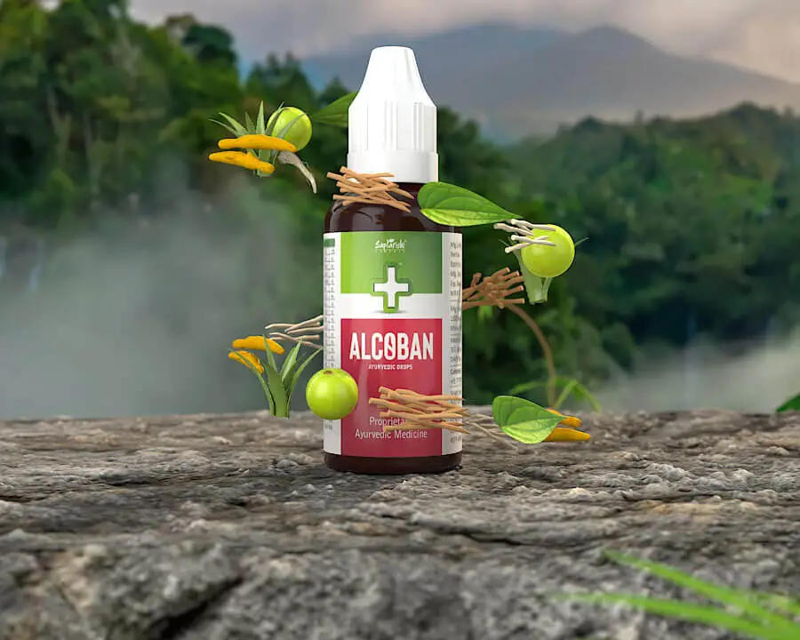 Alcoban Plus – Ayurvedic Anti-Addiction Drops